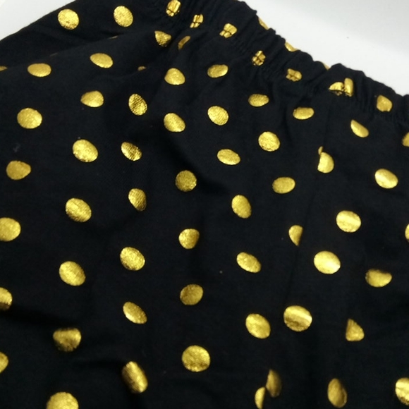🆕 Polkadots Black short pants whit Gold - Picture 8 of 8